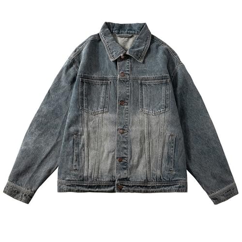 Chaqueta de mezclilla para hombre DGHM-JLMY azul XX-Large miniatura 5