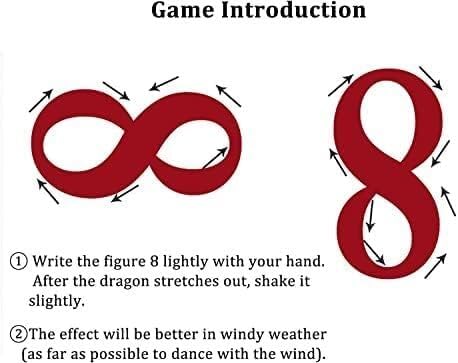 Dragon Ribbon Streamer,Dragon Silk Flowy,Ribbon Streamer Double Sided Fitness Dragon Dance Ribbons Chinese Sports Ribbons Lawns Practice Streamers for Beginners Outdoor Park(B,6m/19.7ft)