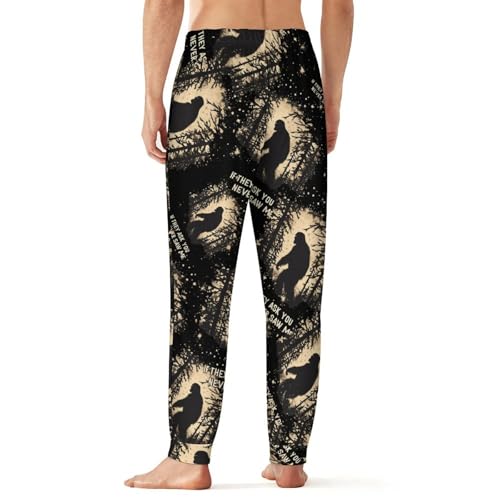 Bigfoot If They Ask You Never Saw Me Men's Pajama Pants Sleepwear PJ Bottoms Lounge Sleep Pant Nightwear2