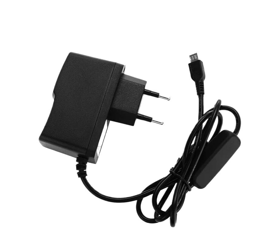 Alimentador 5v 2.5a con cable interruptor On Off anti desgaste puerto