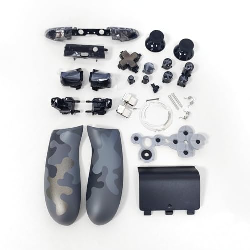 Image of Hzxkqmil Replacement Housing Shell Full Set for Xbox One Controller - Black Camo Special Edition, DIY Faceplate Case Cover Buttons Accessories for Xbox One S /X Controller (Model 1708)