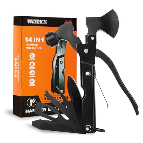 Fathers Day Dad Gifts from Daughter Wife, Gifts for Dad, Dads Gift for Fathers Day,14 in 1 Hammer Multitool with Axe, Mens Gifts for Dad from Daughter, Christmas Gifts for Men