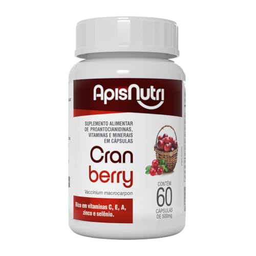 Apisnutri Cranberry 60 Caps De 500Mg