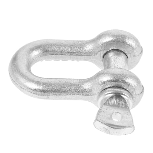 SOLUSTRE Heavy Duty Galvanized Anchor Shackle 1/2'' Towing Shackles Screw Pin d Ring for Lifting Off-Road Use