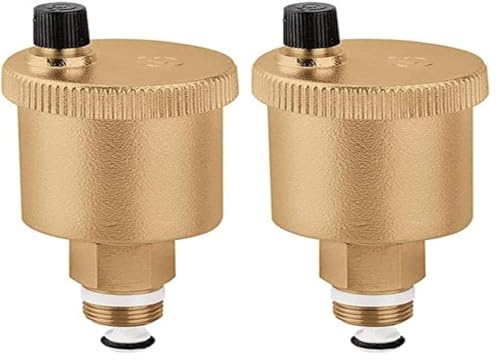 Caleffi Minical Autom. Schnellentlüfter 1/2AG mit Absperrv. 502130 (Packung mit 2)