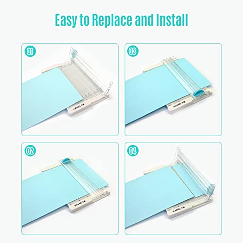 Tempaky Mini aparador de papel cortador de guilhotina de 6 polegadas (152 mm) comprimento de corte m