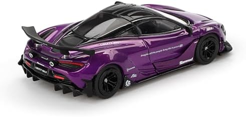 Diecast Model Car Compatible with Mini GT 1:64 McLaren 720S LB-Works Purple Limited Edition MGT00841 - 3