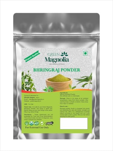 Image of Bhringraj Powder for Hair Growth Natural Ayurvedic Hair Care Chemical-Free Strengthens Roots Reduces Hair Fall & Premature Greying (150gm)