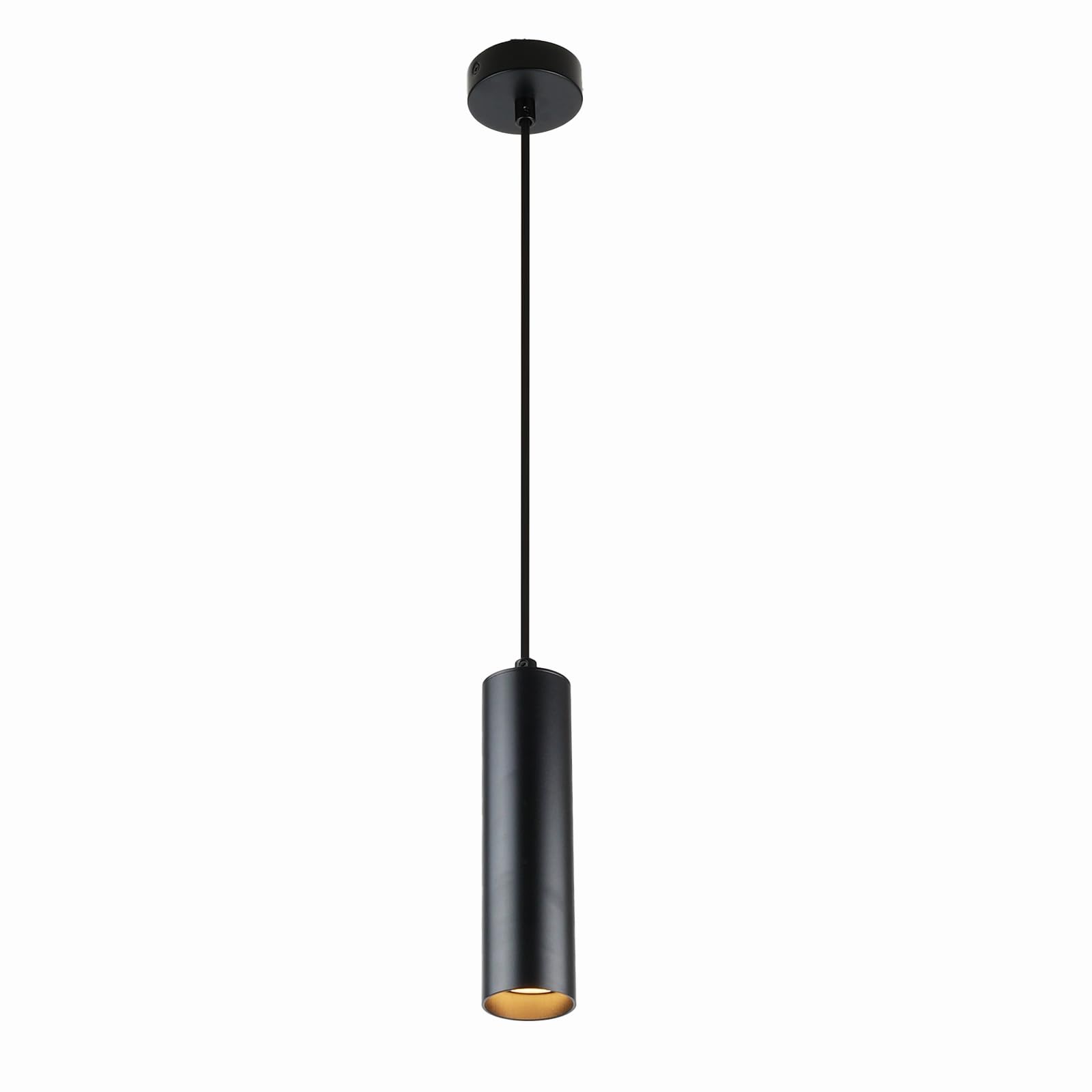 Lámpara Colgante Tubular LAON – Pack De 2, Diseño Moderno En Aluminio, Cable Textil 120 Cm, Casquillo GU10