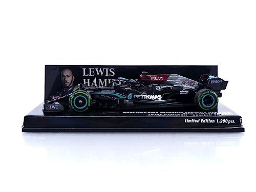 Mercedes AMG W12 Lewis Hamilton 1:43 Minichamps miniatura 3
