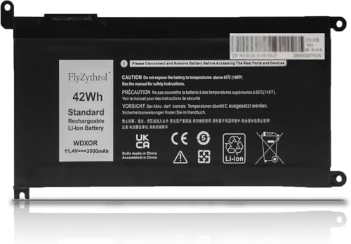 FlyZythrol 42Wh WDX0R WDXOR Batteria compatibile con Dell Latitude 3480