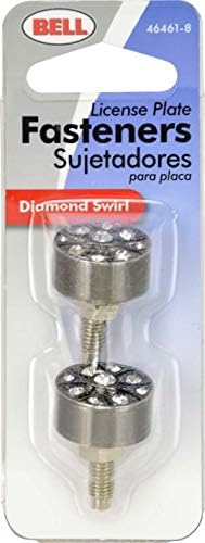 Bell Automotive 22-1-46461-8 'Diamond Swirl' License Plate Fastener image 4