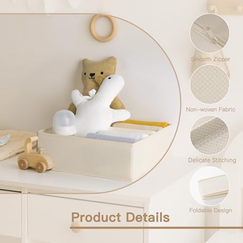 Drawer-Organizer-Clothes-14-Pack-Dresser-Organizer-for-Baby-Clothes-Underwear-Sock-Foldable-Closet-Organization-and-Storage-Dividers-Bins-for-Nursery-Bedroom-and-Dorm-Beige