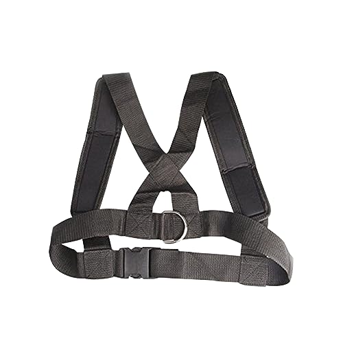 Yardwe Arnés De Entrenamiento De Resistencia Ajustable para Correa De Hombro De Ejercicio para Correr y Entrenar Casa Negro