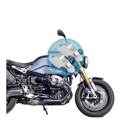 Abrazadera elevadora de manillar con acabado premium para Scrambler R9T 4
