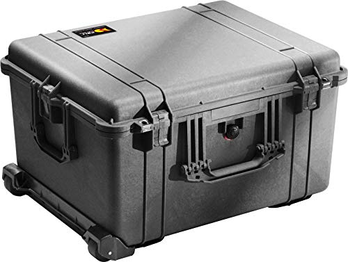 PELI 1620 Maleta fotográfica Profesional, IP67 estanca e Impermeable al Polvo, 72L de Capacidad, Fabricada en Alemania, con Espuma Personalizable, Color Negro - imagen 2