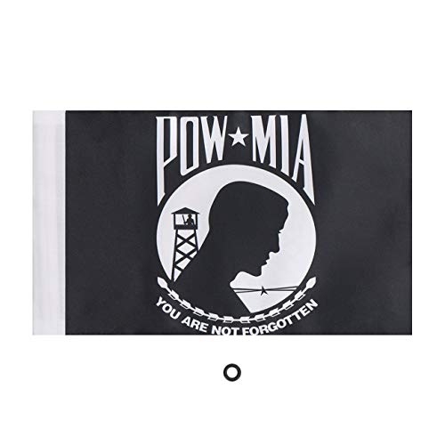 Pow Mia Flag, Motorcycle You Are Not Flags, Flagpole 6x9