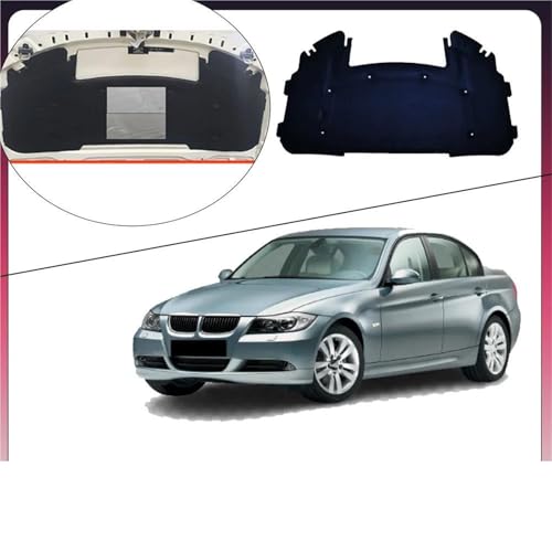 Coussinet insonorisant moteur BMW Série 3 E90 isolant capot coton - 2