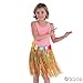 Fun Express Luau (Pack of 3) Multi-Color Child's Hula Party Skirts - Floral Waistbands
