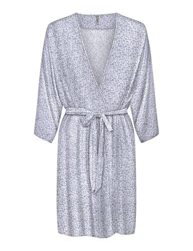 Kimono Onlnova Life Vis 3/4 Zula veste fluide femme bleu marine S