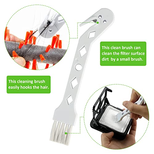 Replacement Parts for Bissell CrossWave Vacuum 1785A 2306A 1785R 1785 2306 2551 Brush Roll 1868 and Replacement Filters 1866, Compare to Part 1608683, 160-8683, 1608684 LUXRILIX