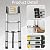 Fsazub Telescopic Ladder, 8.5 FT Aluminum Alloy Extension Ladder with Non-Slip Feet, Lightweight & Portable Multi-Purpose Folding Ladder for Indoor & Outdoor Work, 330lbs Max Capacity