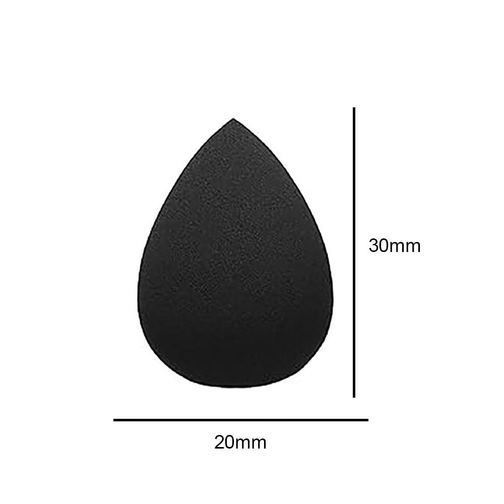 (Pack of 2) black Mini Beauty Blender Makeup Sponges Big Makeup Sponge With Small Beauty Blender Latex Free Sponge For Makeup Washable Makeup Sponge Soft Foam Make up Sponges Multicolour Sponges 1