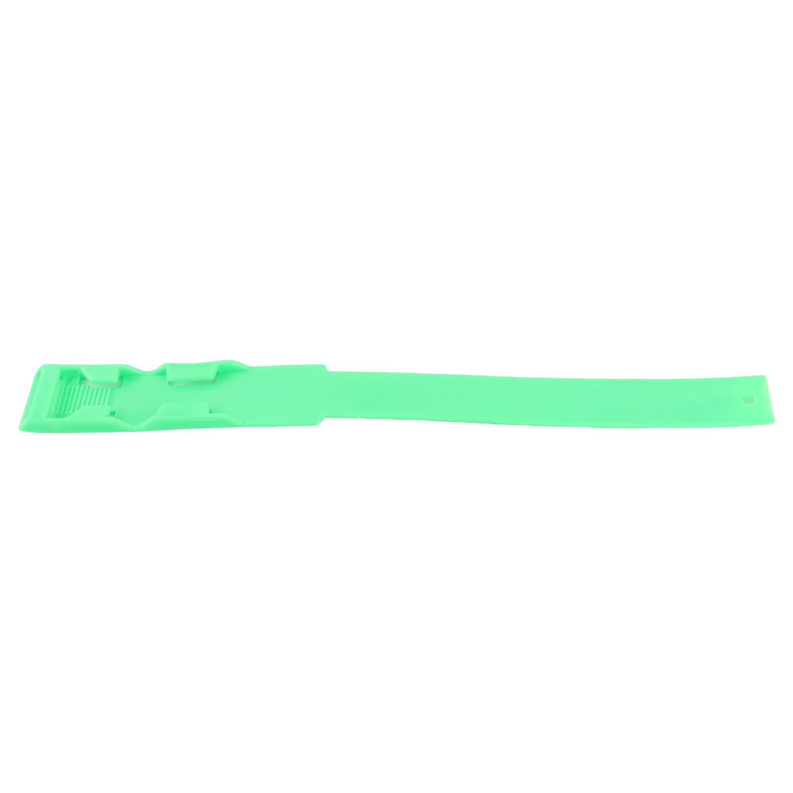 Anneaux de Marquage Colorés pour Bétail, 10 Pièces, Bandes D'identification de Vache en Plastique pour le Bétail (Vert)