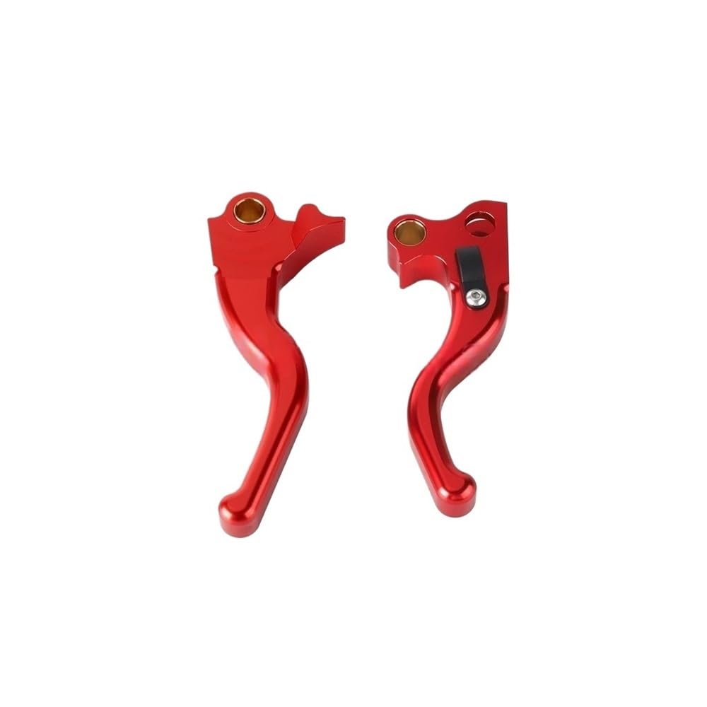 Wghposqtj Red Hand Brake Clutch Levers For Softail Fxstsb Fxs Fxsb Flstse Flst Fxst Fxsts Flstc Flstn Motorcycle Left Right Brake Lever Handlebar Clutch Levers