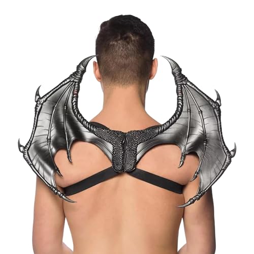 HMS Unisex-Adult's Supersoft Mini Dragon Wings-BK, Black, One Size