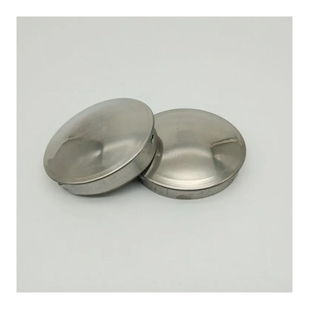 Tapón De Tubo De Acero Inoxidable 304, Tapa De Sellado Rápido, Tapón De Tubo Redondo, Accesorios De Tubería, Plata, 10 Piezas(External 32mm)