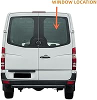 Vista 2 de Reemplazo de ventana de cristal trasera del lado derecho para Dodge Sprinter 2007-2010 /Freightliner Sprinter 2007-2018 / Mercedes Benz Sprinter