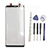 Outer Screen Front Glass Lens Replacement For Galaxy Note 8 N950 N950U N950W N950FD N950F(Not LCD and Not digitizer) with Adhesive (black)