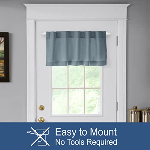 Kenney 7/16" Multi-Use Adjustable Petite Cafe Sidelight Magnetic Rods, 8.75-15.75”, White, 2-Pack #TOP4