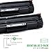 LINKYO Compatible Toner Cartridge Replacement for Canon 137 9435B001AA (Black, 2-Pack)