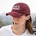 We are All Immigrants Funny Hats for Men Fashionable Hat for Men Light Weight Cap Sun Visor Hat Wine Red