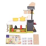 Matériaux sûrs: en plastique ABS inodore, ce jouet simulé de restauration rapide de fruits de mer garantit que les enfants peuvent en toute sécurité pendant des heures de plaisir engageant.