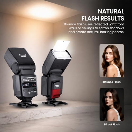 Image of Simpex 621RX Universal Electronic Flash Speedlite with In-Built Wireless Trigger | DSLR Camera Flash for Canon, Nikon, Pentax & Olympus | Standard Hot Shoe Mount | Adjustable Flash Output | High-Speed