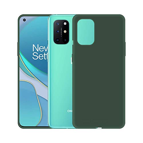 Image of Case Creation Luxurious OG Series for Oneplus 8T Case Cover,Anti-Dirty Slim Case Frosted Matte Cute Candy TPU Raised Bezel (Splash of Color) Back Cover for Oneplus8T -Lake Green