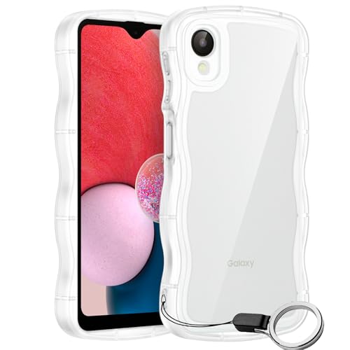 Galaxy A23 5G�p�P�[�X�N���A �����O�t�� �M�����N�V�[A23 5G SCG18 / SC-56C �E�F�[�u ������ �}�O�Z�t ���� �}�c�Ɗ� TPU �ϏՌ� ���y�� �ɔ� ���� ���΂݂Ȃ� ����~�� ���킢�����˂��� �؍� �l�C �X�g���b�v�z