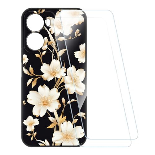 ESACMOT �v�����g�P�[�X + 2�������K���X�t�B���� Xiaomi Redmi 15A 5G �Ƃ̌݊�������, �Ռ��z���\�t�g�J�o�[ HD�N���A (���F�̉�)