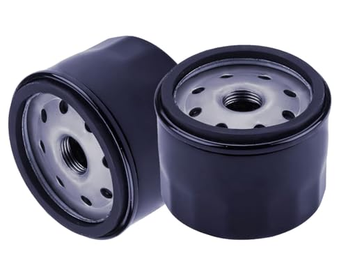 YIBOCO AM125424 Oil Filter Compatible with John Deere GY20577 LG492932S 492932S 492932 696854 695396 Kawasaki 49065-7007, Pro Performance Lawn Mower Oil Filter(Pack of 2)