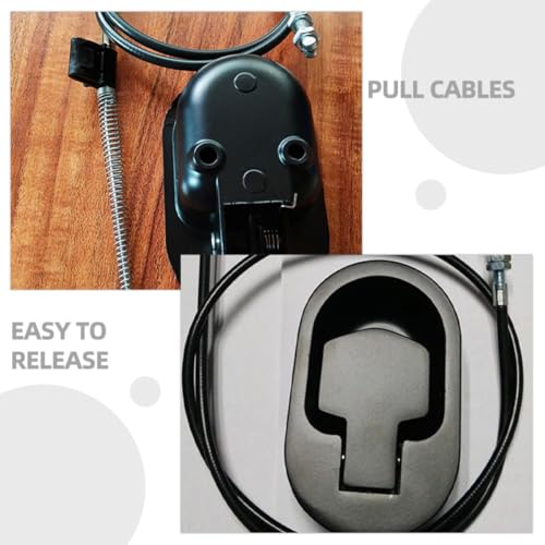 Cable de tracción para sillón reclinable en aleación, kit de 4 piezas negro para sofás relax 7