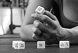 1 Swole Dice™ Set of 6 Laser Printed 19mm Dice 46K Random Fitness Routines 5 No-Equipment, 1 Equipment Add Variety Spontaneity to Workout Gym Strength Training Weight Lifting Circuit