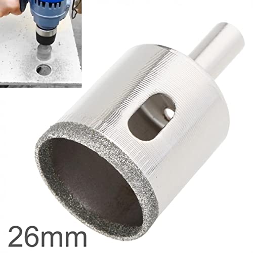 Broca diamantada de núcleo 26 mm para vidrio y cerámica miniatura 4