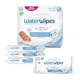 WaterWipes Sensitive+ Newborn & Baby Wipes, 3-In-1 Cleans, Cares, Protects, 99.9% Water, Unscented & Hypoallergenic, 240 Count (4 Packs)