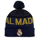 Icon Sports Officially Licensed World Clubs Pom Beanie - Premium Soft Knit Winter Hat for Soccer Fans, Warm Soccer Fan Gear
