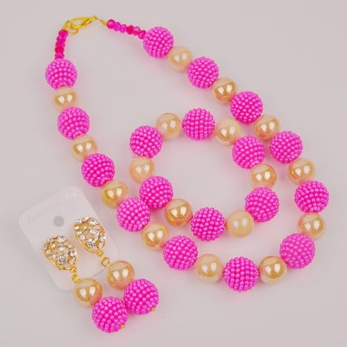 Collar de perlas africanas ligero que no pesa para invitadas de bodas 3