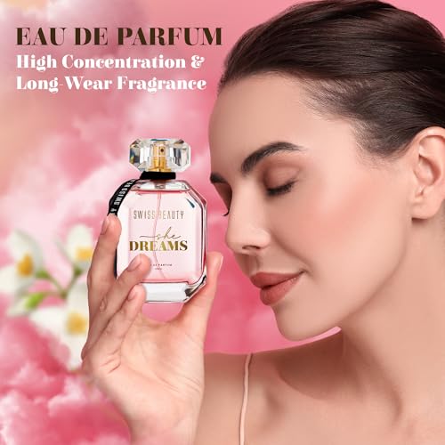 Image of Swiss Beauty She Dreams EDP, 100ml | Long-Lasting | Ideal For Gifting | Everyday Wear | Top Note: Mandarin | Middle Notes: Jasmine & Tuberose | Base Note: Vanilla & Musk