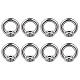 Einfach zu bedienen --- Die Ringmutter kann leicht Haken, Stahlketten usw. anbringen und entfernen. Sie können sie leicht festziehen. Bequeme und einfach zu bedienende große Hebevorrichtung.